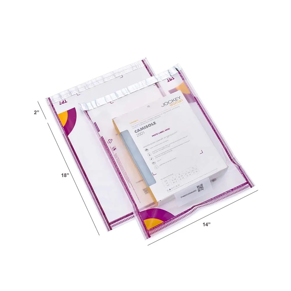MEESHO BARCODED PACKETS - 14*18 (100, OPAQUE)