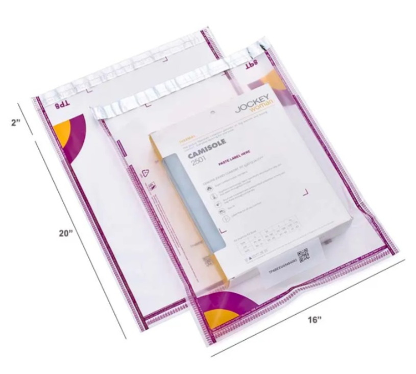 MEESHO BARCODED PACKETS - 16*20 (100, OPAQUE)