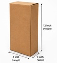 CORRUGATED BOXES - 6*3*16 (25 PCS)