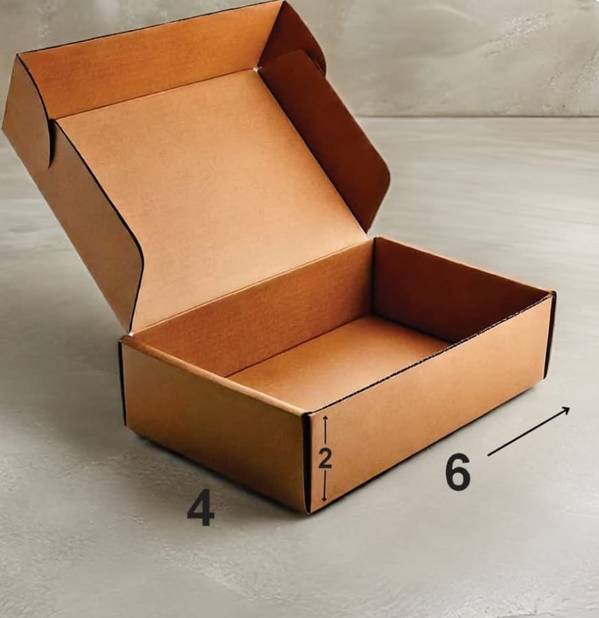 CORRUGATED BOX - 6 X 4 X 2 (25 PCS, 17/PIECE) (25)