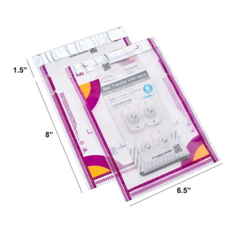 MEESHO BARCODED PACKETS - 6.5*8 (100 PIECES) (OPAQUE, 100)