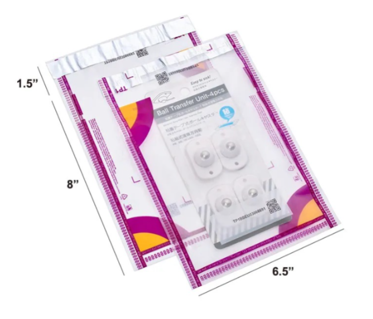 MEESHO BARCODED PACKETS - 8*10 (100 PCS) (OPAQUE, 100)