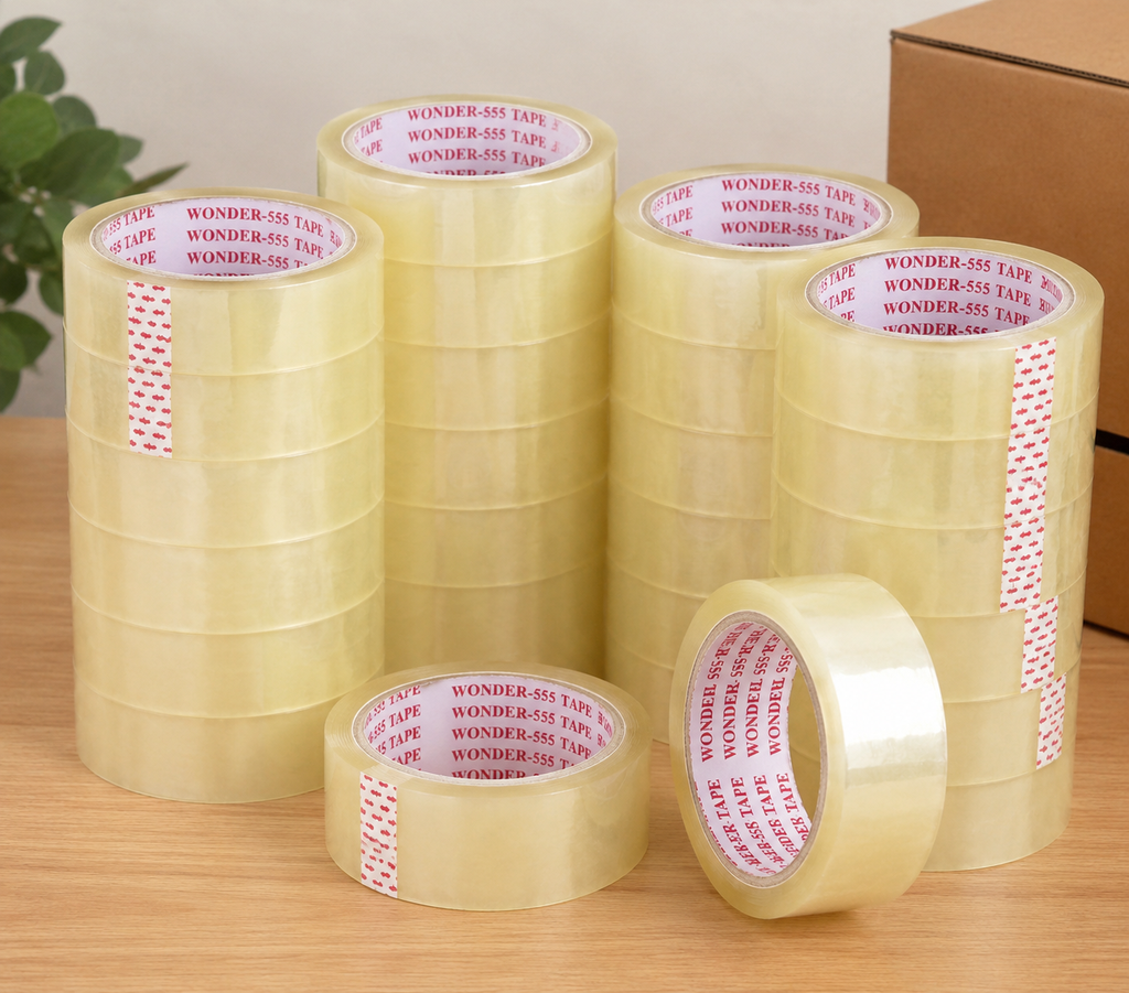 TRANSPARANT PACKAGING TAPE – 2 INCH x 65 METERS