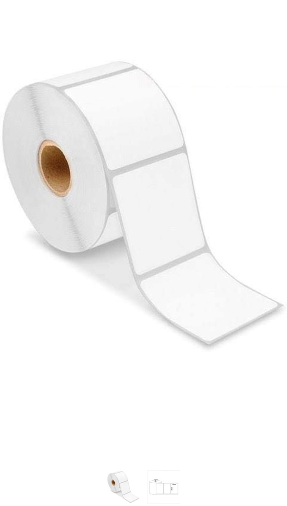 THERMAL ROLL 3*5/ DT ROLL/ LABEL - (400 PCS)